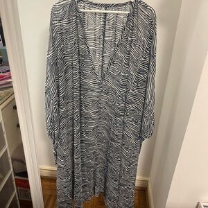 Zebra Print Women's Swim Cover-Up